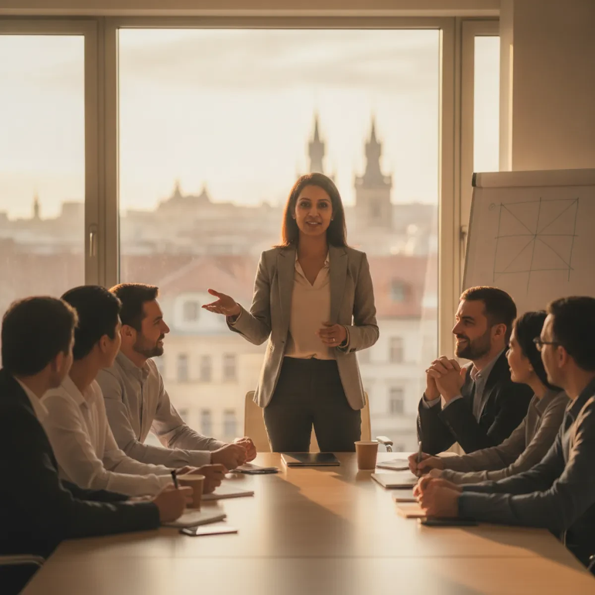 Saudações Checas e Etiqueta de Reuniões na Tecnologia de Praga