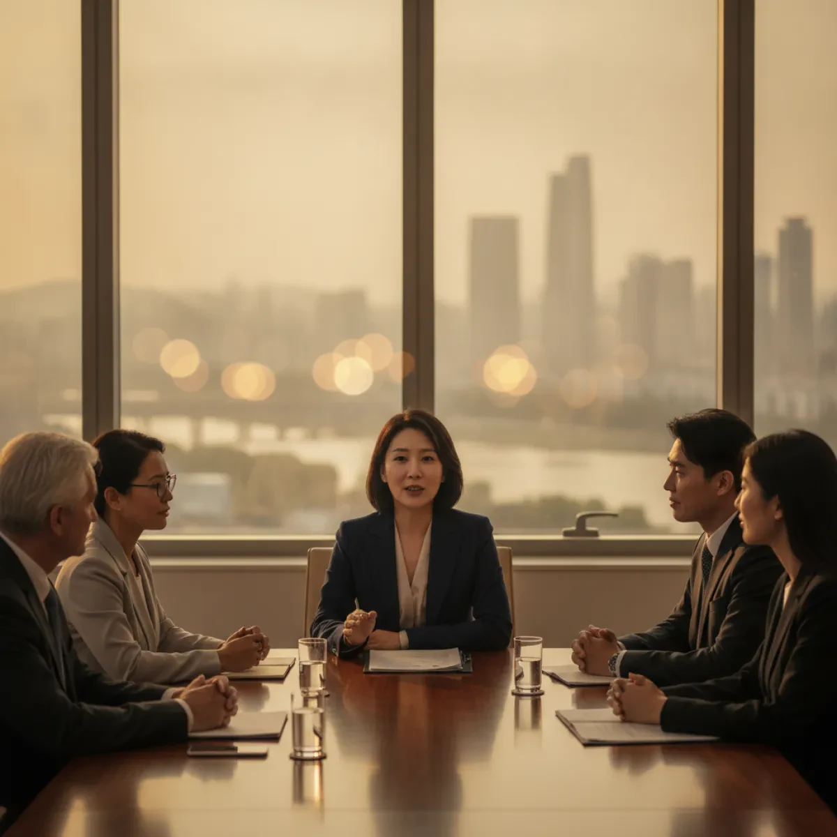 Seoul Chaebol Panel Interviews: Composure and Stamina