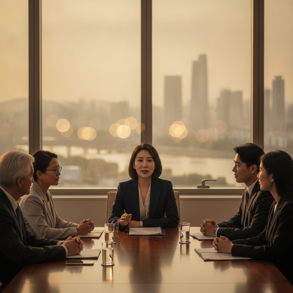 Seoul Chaebol Panel Interviews: Staying Composed
