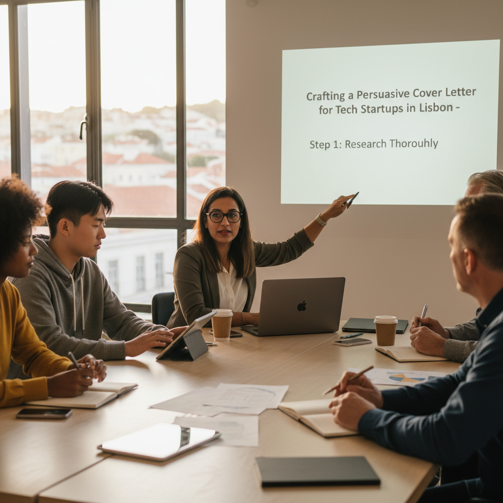 כתיבת מכתב מקדים משכנע לסטארט-אפים טכנולוגיים בליסבון