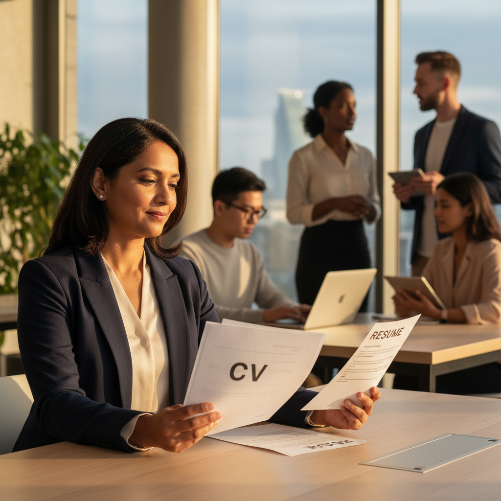 קורות חיים (CV) לעומת רזומה (Resume): הבדלים מבניים לתפקידים אקדמיים בבריטניה