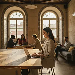 Nomad Hubs and Posture: Sitting Ergonomics in Lisbon's Historical Coworking Spaces