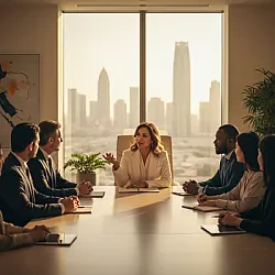 Sitzprotokolle und Meeting-Etikette in saudi-arabischen Sitzungssälen