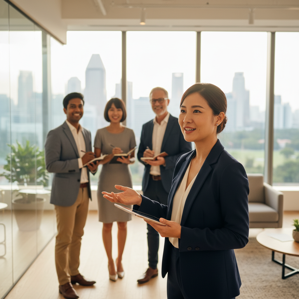 シンガポール春季テック・金融カンファレンスにおけるプロフェッショナル・ネットワーキング行動