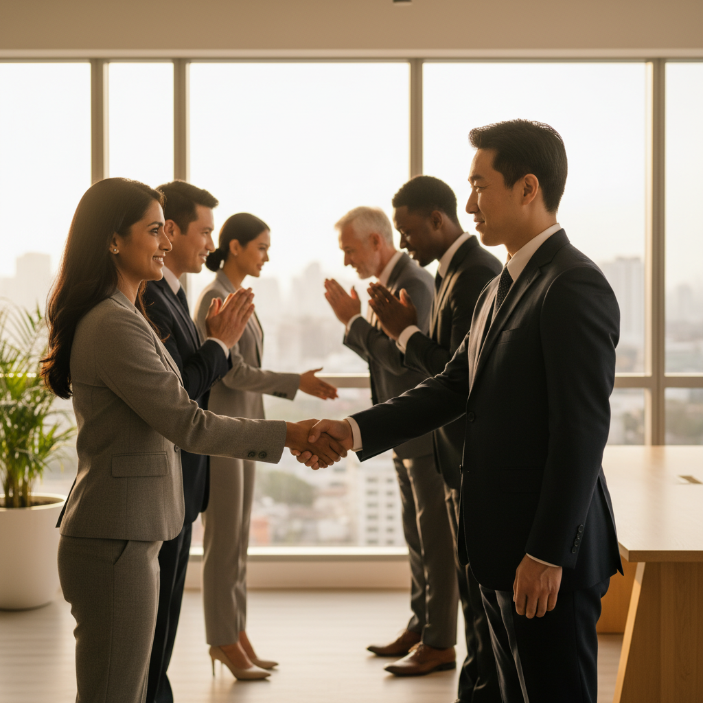 자카르타의 비즈니스 인사와 격식