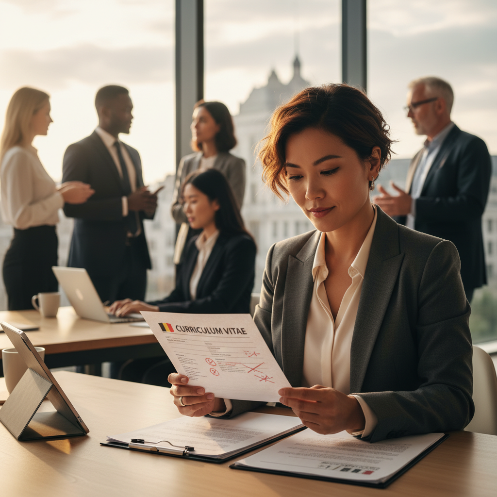 벨기에 구직 시 거절을 부르는 이력서 서식 오류