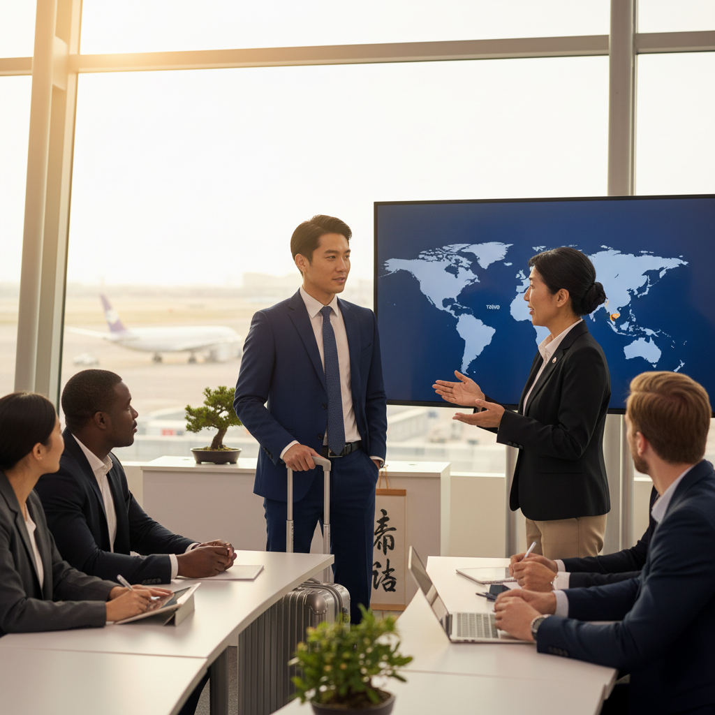 Školení obchodní japonštiny pro pracovníky v Tokiu