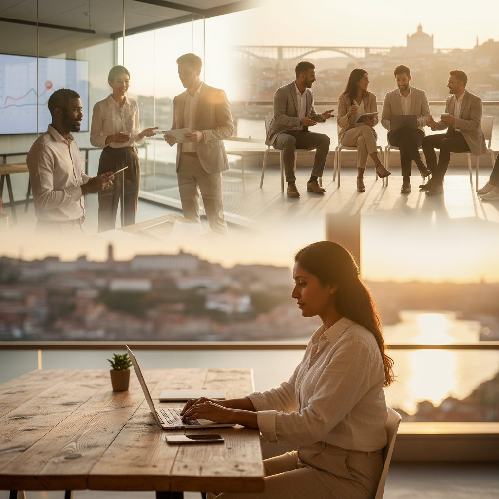 عقود العمل الهجين مقابل العمل عن بعد في البرتغال 2026