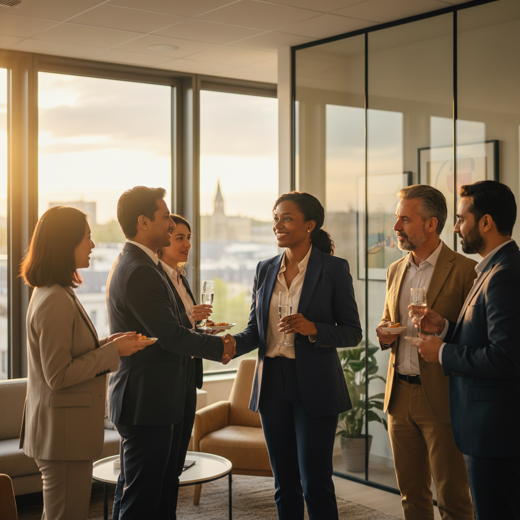 Networking at Luxembourg Late-Spring Finance Mixers